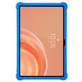 Custodia in silicone antiurto per Lenovo Tab Plus Gen 2 con porta-matita - Blu scuro