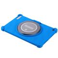 Custodia in silicone antiurto per Lenovo Tab Plus Gen 2 con porta-matita - Blu scuro
