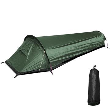 Tenda a pelo leggera per una persona - Verde militare