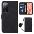 Custodia a Flip Verticale per Google Pixel 4 XL - Nera
