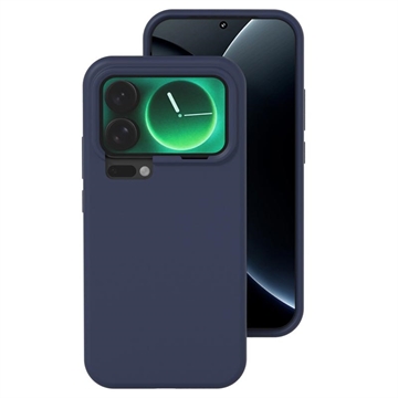 Custodia in silicone liquido per Xiaomi 17 - Blu notte