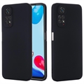 Custodia in silicone liquido per Xiaomi Redmi Note 11/11S - Nera