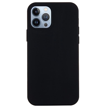 Custodia in silicone liquido per iPhone 14 Pro - Nera