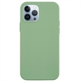 Custodia in silicone liquido per iPhone 14 Pro - Verde