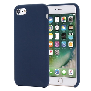 Custodia in silicone liquido per iPhone 7/8/SE (2020)/SE (2022) - Blu Scuro