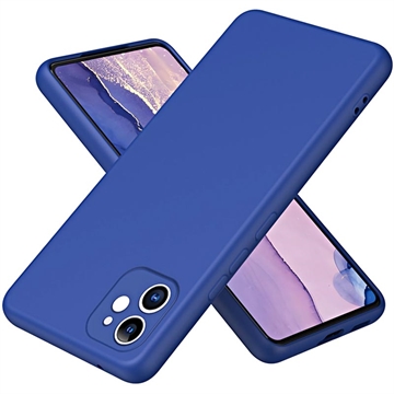 Custodia Silicone Liquido per iPhone 11 - Blu