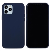 Custodia Silicone Liquido per iPhone 12 Pro Max - Blu Marino