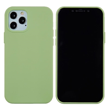 Custodia Silicone Liquido per iPhone 12 Pro Max - Verde chiaro