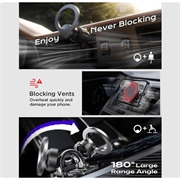 Supporto magnetico per auto compatibile con MagSafe Lisen - Nero