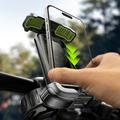 Supporto telefono per bicicletta con montaggio al manubrio Lisen - 4.5-7" - Nero