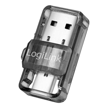 LogiLink BT0054 Adattatore Bluetooth 5.0 USB-C/USB-A - Grigio trasparente