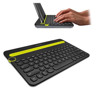 Logitech K480 Bluetooth Multi-Device Keyboard - Nordic Layout - Black