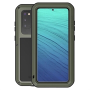 Custodia ibrida Samsung Galaxy S20 Love Mei Powerful - Verde Militare