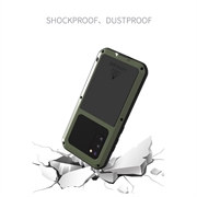 Custodia ibrida Samsung Galaxy S20 Love Mei Powerful - Verde Militare