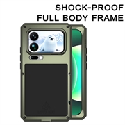 Custodia ibrida Xiaomi 17 Pro Max Love Mei Powerful - Verde