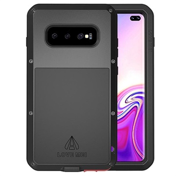 Custodia Ibrida Samsung Galaxy S10+ Love Mei Powerful - Nera