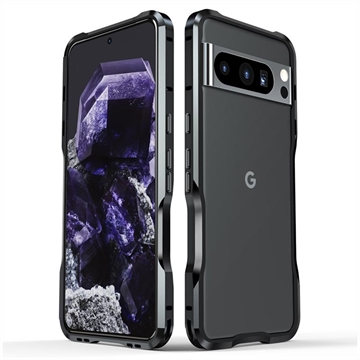 Paraurti in metallo Luphie per Google Pixel 8 Pro - Nero