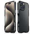 Paraurti in Metallo Luphie Safe Lock per iPhone 15 Pro Max - Nero