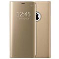 Custodia Lussuosa a Flip Mirror View per iPhone 8 / iPhone 7 - Color Oro