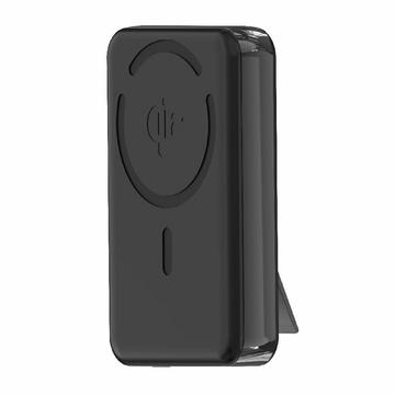 M02A 10000mAh Qi2 Power Bank Wireless Magnetica con Supporto Integrato - 35W - Nero