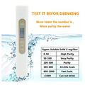 M1 Tester di qualità dell\'acqua TDS ad alta precisione con sensore di temperatura