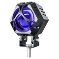 Faro LED M1 PRO per moto/auto – 18000lm, 10 modalità, IP68, 9–32V - Nero