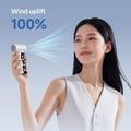 Mini ventilatore tascabile portatile M126 con display adesivo - 18000 giri/min - Rosa