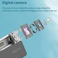 Fotocamera digitale M15 4K - Display da 2.8", 64MP, zoom 16x, messa a fuoco automatica, scheda da 32GB - Bianca