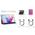 Monitor portatile M156U01 da 15.6" 4K UHD - Nero