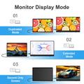 Monitor portatile M156U01 da 15.6" 4K UHD - Nero