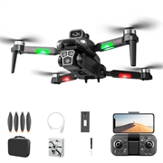 Drone pieghevole senza spazzole M1S con flusso ottico e sistema a tripla telecamera - Nero