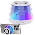 Mini altoparlante magnetico Bluetooth M2 con luce RGB - Bianco