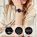 Orologio smart da donna ultrasottile M201 con protezione impermeabile IP68 - Nero