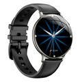 Orologio smart da donna ultrasottile M201 con protezione impermeabile IP68 - Nero