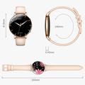 Orologio smart da donna ultrasottile M201 con protezione impermeabile IP68 - Oro
