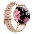 Orologio smart da donna ultrasottile M201 con protezione impermeabile IP68 - Oro