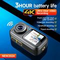Action cam M26 4K con stabilizzazione a 6 assi - Nera