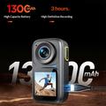 Action cam M26 4K con stabilizzazione a 6 assi - Nera