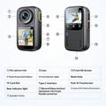 Action cam M26 4K con stabilizzazione a 6 assi - Nera