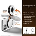 Luce di riempimento LED tascabile magnetica M28 - Temperatura a 3 colori - Nero