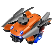 Drone pieghevole M2S con doppia fotocamera e posizionamento ottico - Arancione