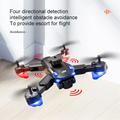Drone pieghevole M2S con doppia fotocamera e posizionamento ottico - Nero