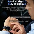 Smartwatch fitness ultrasottile M301 - Impermeabile IP68 - Blu