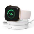 Caricabatterie wireless magnetico M40 2-in-1 per iPhone, Apple Watch, AirPods - 25W/5W