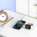 Caricabatterie wireless magnetico M40 2-in-1 per iPhone, Apple Watch, AirPods - 25W/5W