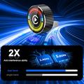 Adattatore M47 per CarPlay e Android Auto senza fili - Nero