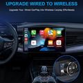 M48 Adattatore wireless per CarPlay e Android Auto con motivo carino - Nero
