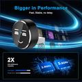M48 Adattatore wireless per CarPlay e Android Auto con motivo carino - Nero