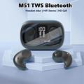 Mini auricolari wireless M51 per chi dorme sul fianco - Nero