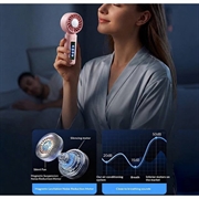 Ventola di raffreddamento TEC pieghevole M814 con display dinamico - 3000mAh - Rosa